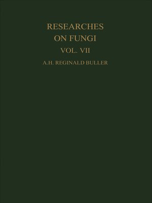 cover image of Researches on Fungi, Vol. VII